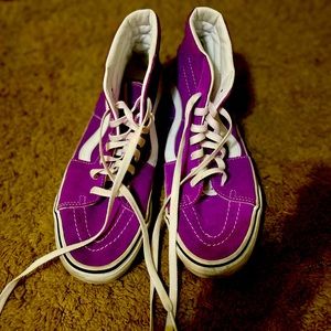 Hightop purple vans | Great condition